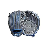 Wilson 2022 A450 10.75' Infield Baseball Glove - Grey/Royal, Right Hand Throw Blue