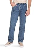 Wrangler Authentics Men's Classic 5-Pocket Regular Fit Cotton Jean, Stonewash Mid, 33W x 30L