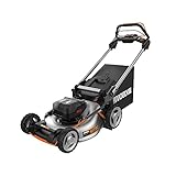Worx 40V Cordless Self-Propelled Lawn Mower, Powerful Battery Lawn Mower with Brushless Motor, 3-in-1 Cordless Lawn Mower WG753 Power Share - 2 Batteries and Charger Included