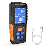 EMF Meter, 3-in-1 Rechargeable Digital Electromagnetic Field Radiation Detector Portable Hand-held 2'' LCD EMF Detector for EF, MF, Temp, Ideal Tester for Home EMF Inspections, Office, Outdoor