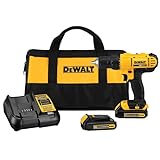 DEWALT 20V Max Cordless Drill/Driver Kit, Includes 2 Batteries and Charger (DCD771C2)