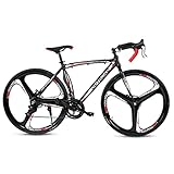 Outroad Road Bike 14 Speed Shifter 700C Wheel Wheels with Aluminum Alloy Frame, Rider Bike Faster and Lighter Commuter Bicycle