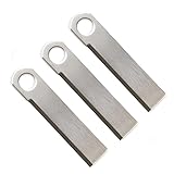 Generic Hover Mower Blades - Pack of 3, Stainless Steel
