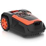 MAXLANDER Robot Lawn Mower, Automatic Robot Mower APP Controlled with Schedule, Self-Charging, Bluetooth/Wi-Fi Connected Robotic Lawn Mowers, Covers up to 1/3 Acre (15069 sq ft)