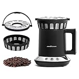JAVASTARR Electric Coffee Roaster Machine for Home Use 1200W,Coffee Bean Roaster Machine for Home Use with Two Optional Baking Modes (Med & Dark),Coffee Roaster Stovetop,110v~120V