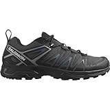 Salomon Men's X ULTRA PIONEER Hiking Shoes for Men, Black / Ebony / Blue Ashes, 10