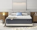 King Size Mattress - Upgrade Strengthen - 14 Inch Firm Hybrid King Mattress in a Box, Mattress King With High density Memory Foam and Independent Pocket Springs, Strong Edge Support, Release Pressure