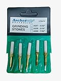 Archer 5-PACK CHAINSAW SHARPENING STONE 3/16' THREADED replaces GRANBERG for .325 PITCH CHAIN