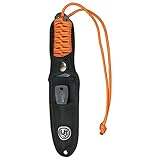 UST Full Tang ParaKnife FS 4.0 with 4 Inch Serrated Blade, Paracord Lanyard and Fire Starter for Hiking, Backpacking, Camping and Outdoor Survival, Orange