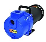 AMT Pump 4782-95 Two Stage High Pressure Pump, Cast Iron, 3 HP, 1 Phase, 115/230V, Curve G, 1-1/2' NPT Female Suction & Discharge Ports