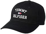 Tommy Hilfiger Men's Tommy Adjustable Baseball Cap, Black, OS