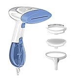 Conair Handheld Garment Steamer for Clothes, ExtremeSteam 1200W, Portable Handheld Design,White/Blue