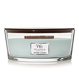 WoodWick Ellipse Candle, Sagewood & Seagrass, 16 oz.