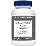The Vitamin Shoppe Ultimate Man Gold Multivitamin, High Potency Multi – Energy & Antioxidant Blend, Daily Multi-mineral Supplement for Optimal Men’s Health, Gluten & Dairy Free (180 Tablets)