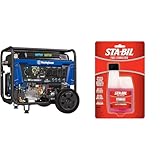 Westinghouse 12500W Gas & Propane Portable Generator Bundle with Fuel Stabilizer for 24 Months Fresh Gas