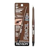 Revlon ColorStay Pencil Waterproof Eyeliner, Smudge-Proof, Eye Makeup with Built-In Sharpener, Packaging May Vary, 203 Brown, 0.01 oz