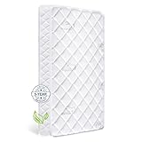 Letmxiu Premium Dual-Sided Crib & Toddler Mattress,100% Knitted Fabric-Hypoallergenic,5' Firm Soft Crib Mattress, Non-Toxic Fits Standard Cribs & Toddler Beds