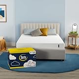 Serta - 7 inch Cooling Gel Memory Foam Mattress, Twin Size, Medium-Firm, Supportive, CertiPur-US Certified, 100-Night Trial - for Ewe, White