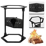 INFLATEFLY Log Splitter Manual Firewood Splitter with Double-Wedge for Fireplace