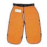FORESTER Chainsaw Chaps for Men - Adjustable Belt - Chain Saw Chaps for Men, Apron Style W/Pocket, Chainsaw Safety Equipment, Chainsaw Safety Gear, Chainsaw Safety Chaps for Weed Eater