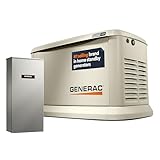 Generac 7291 26kW Air Cooled Guardian Series Home Standby Generator with 200-Amp Transfer Switch - Comprehensive Protection - Smart Controls - Versatile Power - Wi-Fi Connectivity - Bisque