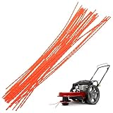 DECKMAN 30 Pack Universal Walk Behind String Trimmer Mower 21.25' Line x .155-Inch Line Compatible with S-ENIX, Earth-Quake, B-ILT, Toro 58620 Walk Behind String Mower Easy Assembly