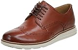 Cole Haan Men's Original Grand Shortwing Oxford Shoe, Woodbury Leather/Ivory, 9 Medium US