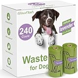 240 Count Lavender Scented 13” x 9” Dog Poop Bags Rolls, Leakproof Strong & Sturdy Poop Bags for Dogs, Dog Bags for Poop, Doggie Cat Poop Bags Cats Litter, Waste Bags Poppy Trash Bags for Doggy Pets