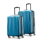 Samsonite Centric 2 Hardside Expandable Luggage with Spinner Wheels, Caribbean Blue, 2-Piece Set (20/24)