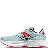 Saucony Women's GUIDE 16 Sneaker, MINERAL/ROSE, 8.5