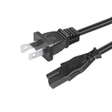 8.2ft Polarized Power Cord for Vizio Soundbar SB3821-C6 SB3851-C0 SB3820-C6 SB2020n-G6 Sound bar 2 Prong Power Cord AC Cable Replacement