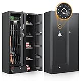 KAER 15-20 Gun Safe,Gun Safes for Home Rifle and Pistols,Large Gun Safes for home and Shotgun, Large Gun Safes for home and Shotgun, Quick Access Shotguns Rifle Cabinet,with Drawer and Removable Shelf
