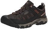 KEEN Men's Targhee Vent Low Height Breathable Hiking Shoes, Black Olive/Golden Brown, 8.5