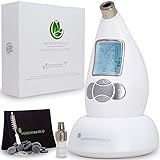 Microderm GLO Diamond Microdermabrasion Machine - Best Gift for Women - Dermabrasion & Anti Aging Wrinkle Skincare - Home Facial Treatment System - Blackhead Remover & Exfoliator for Acne Scars