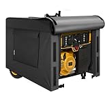 Alloxity Generator Covers, Portable Generator Cover 38”Lx28”Wx30”H, Sturdy Generator Cover for Outdoor Generators 5500-15000 Watt, Universal fit for Most Generators-Black