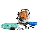 Generac 6917 CW10K Clean Water Pump with Hose Kit - Lightweight & Powerful - Easy to Use - Quick and Easy Priming - High Pumping Capacity of 30 GPM - 1', Orange