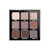 Sigma Beauty On-the-Go Eyeshadow Palette - Hazy - 9 Bold Eyeshadow Shades in Matte, Shimmer and metallic Finishes - Highly Pigmented Vegan Eye Makeup Palette - Clean Beauty Products