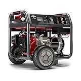 Briggs & Stratton 8000 Watt Portable Generator with Power Surge and Electric Start, 030741,Black/Charcoal