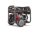 Briggs & Stratton ELITE7000 7000W Portable Generator with CO Guard and Key Electric Start and Remote Choke, Powered by Briggs & Stratton, 030740,Black/Charcoal