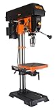 WEN 12-Inch Benchtop Drill Press, Variable Speed, Cast Iron with Laser and Work Light (4214T)