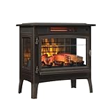 Duraflame Electric Infrared Quartz Fireplace Stove with 3D Flame Effect, Bronze