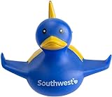 Nuwani Southwest Airlines Rubber Ducks for Jeeps, Sealed That Float Upright, 4' Airplane Rubber Duckies Bath Toy for Baby - Southwest Airlines 737 Models Rubber Duck Kids Shower Birthday Gift