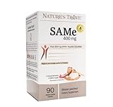 Nature's Trove SAM-e 400mg 90 Enteric Coated Caplets. Vegan, Kosher, Non-GMO Project Verified, Soy Free, Gluten Free - Cold Form Blister Packed.