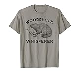 Woodchuck T-Shirt, Funny Groundhog With Chainsaw Tee Apparel