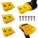 3 Pack DeWalt Tool Holder Wall Mount for 20v/60v Cordless Tools - Snap Fit DeWalt Drill Holder Wall Mount & DeWalt Tool Hanger with 6 Screws - DeWalt Tool Hanger Easy to Install, Screw in and Lock