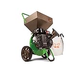 Tazz 30520 Heavy Duty 212cc Gas Powered 4 Cycle Viper Engine 3:1 Capable Multi-Function Wood Chipper Shredder 3' Max Wood Diameter Capacity, 5 Year Warranty