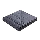 ZonLi Weighted Blanket (80''x87'', 30lbs, King Size, Dark Grey), Cooling Weighted Blankets for Adults and Kids, High Breathability Heavy Blanket, Soft Material with Premium Glass Beads