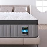 BedStory Queen Mattress 12 Inch - Luxury Hybrid Mattress for Extra Lumbar & Hip Support - Pain Relieving Motion Isolation Cooling Innerspring Firm Bed - Non-Toxic CertiPUR-US Certified, No Odor