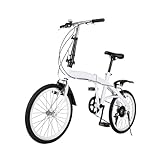 Ringmaster 20 Inch Folding Bike,Camping Bicycle Folding Bike for Adult 6 Speed,Foldable & Portable Height Adjustable Folding Bicycle for Men Women