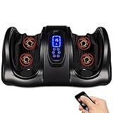 Best Choice Products Foot Massager Machine Shiatsu Foot Massager, Therapeutic Reflexology Kneading and Rolling for Feet, Ankle, High Intensity Rollers, Remote, Control, LCD Screen - Black